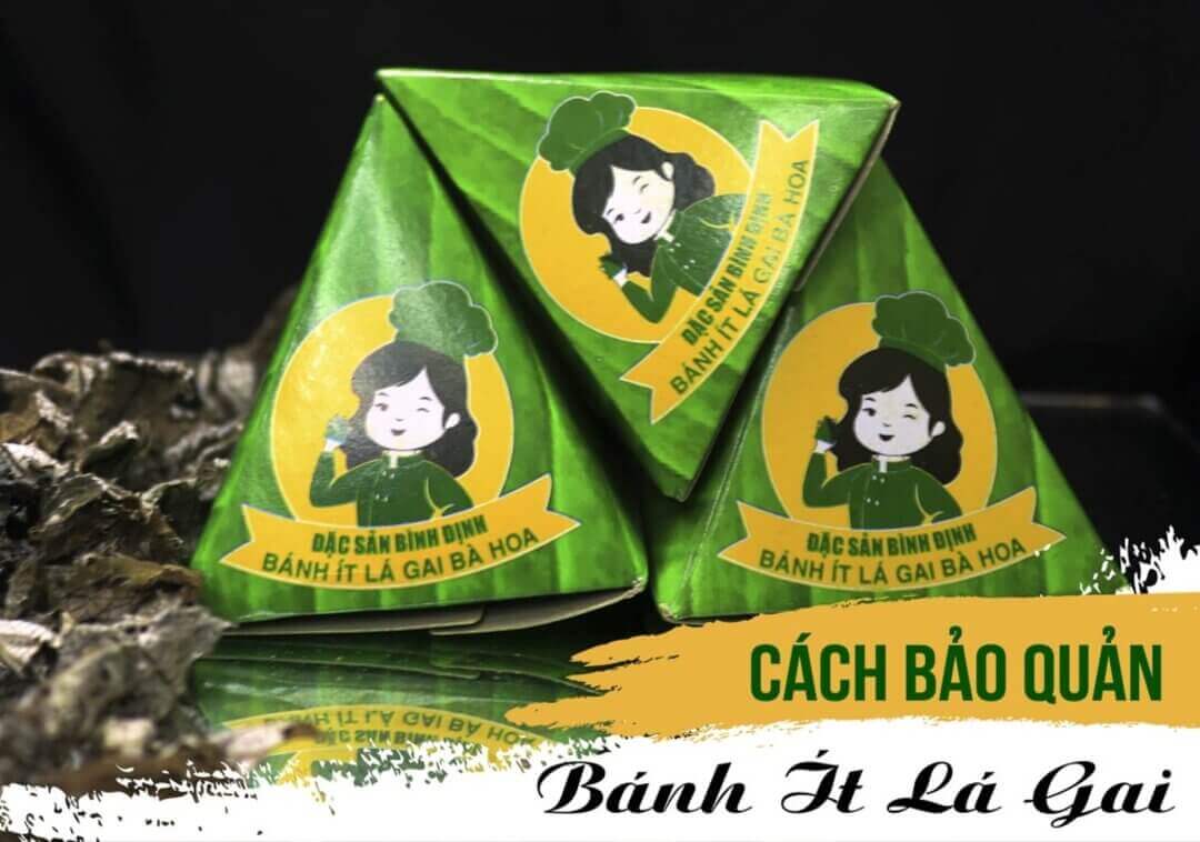 Bánh ít chỉ bảo quản được trong vài ngày mà không ôi thiu