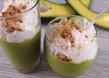 Kem bơ Đà Lạt với hương vị được hòa quyện tuyệt vời