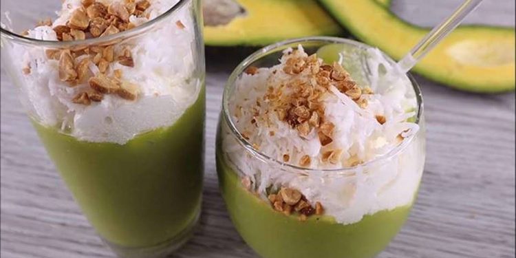 Kem bơ Đà Lạt với hương vị được hòa quyện tuyệt vời