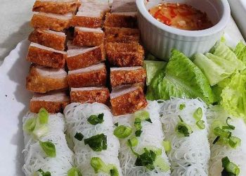 Cách trang trí bánh hỏi heo quay