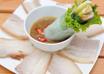 Bánh tráng cuốn thịt heo món ăn giàu dinh dưỡng